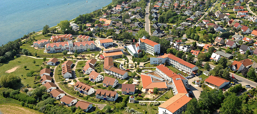 Luftbild vom Ostseebad Rerik